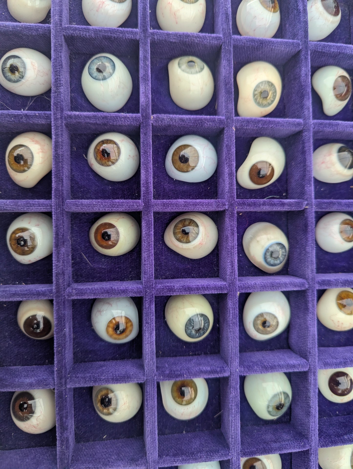 First world war glass prosthetic eyes