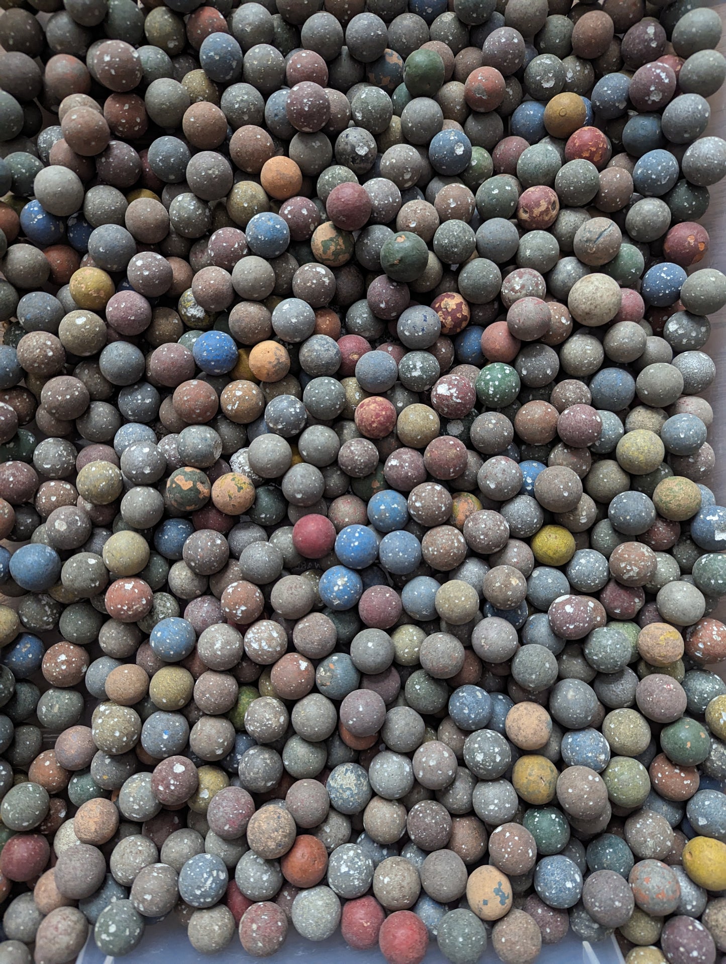 Clay marbles