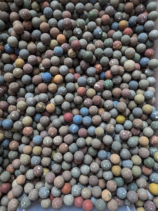 Clay marbles